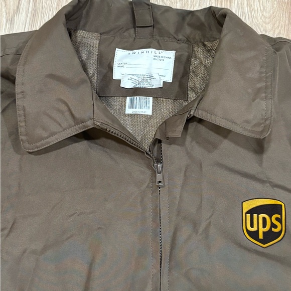 TWINHILL MENS 2XL BROWN JACKET PLEASE SEE PICTURES HAS SOME STAINS - Picture 7 of 16